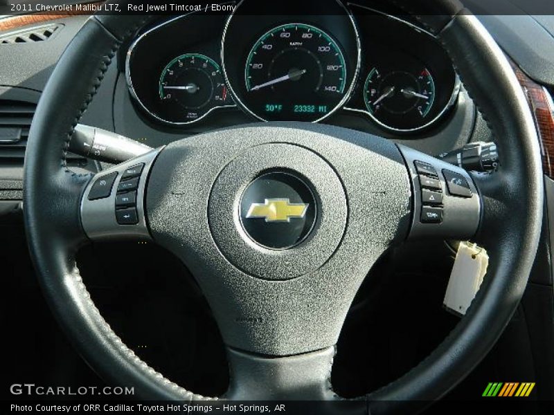 Red Jewel Tintcoat / Ebony 2011 Chevrolet Malibu LTZ