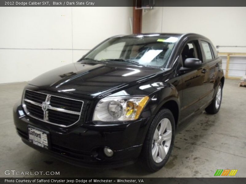 Black / Dark Slate Gray 2012 Dodge Caliber SXT