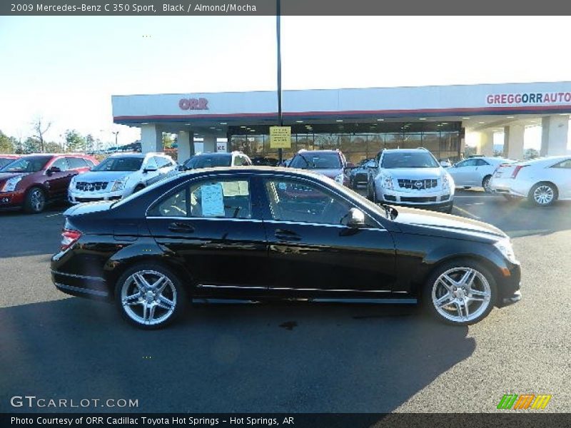 Black / Almond/Mocha 2009 Mercedes-Benz C 350 Sport