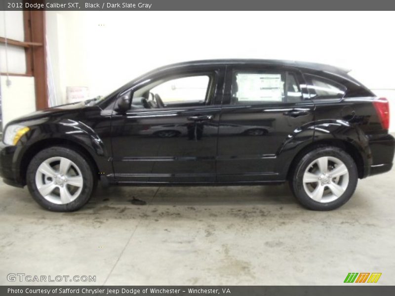 Black / Dark Slate Gray 2012 Dodge Caliber SXT