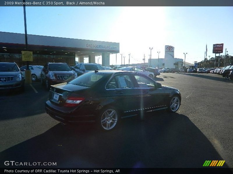Black / Almond/Mocha 2009 Mercedes-Benz C 350 Sport
