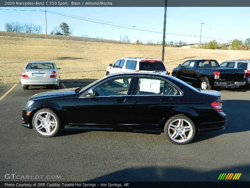 Black / Almond/Mocha 2009 Mercedes-Benz C 350 Sport