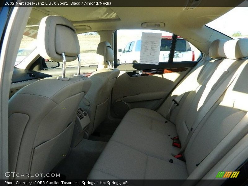 Black / Almond/Mocha 2009 Mercedes-Benz C 350 Sport