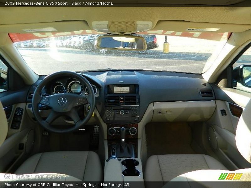 Black / Almond/Mocha 2009 Mercedes-Benz C 350 Sport