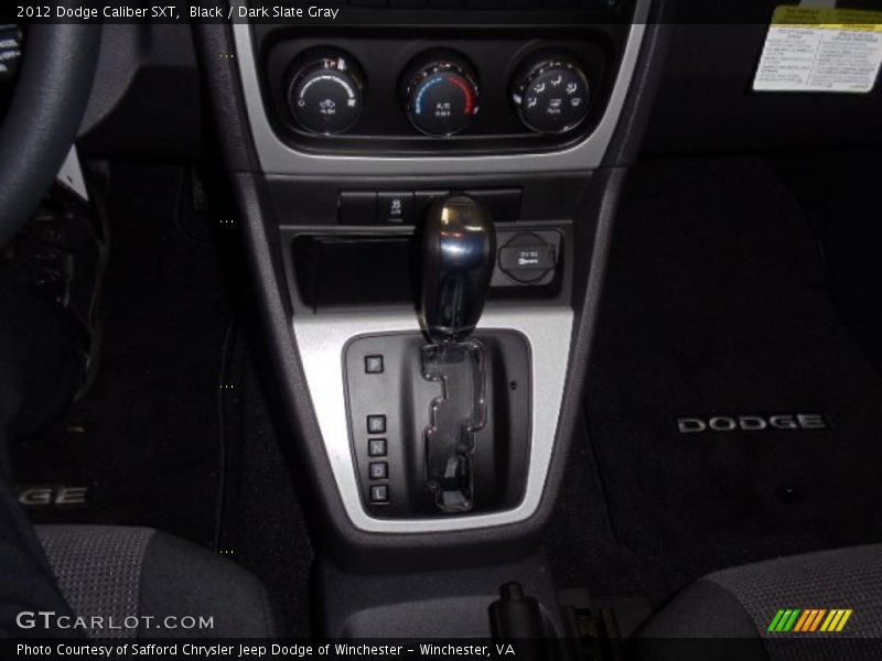 Black / Dark Slate Gray 2012 Dodge Caliber SXT