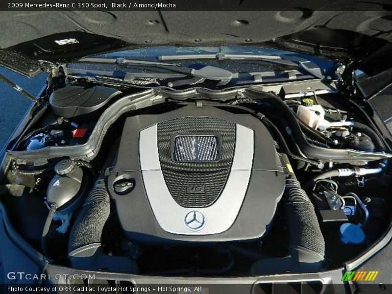 Black / Almond/Mocha 2009 Mercedes-Benz C 350 Sport