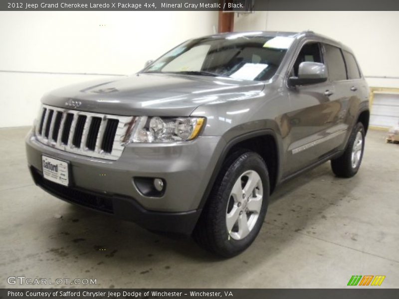 Mineral Gray Metallic / Black 2012 Jeep Grand Cherokee Laredo X Package 4x4