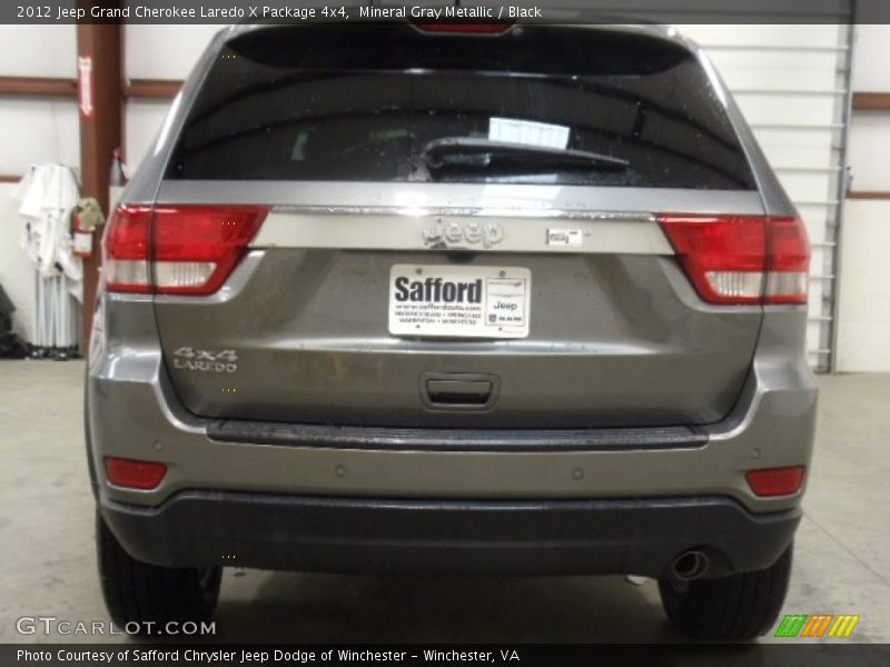 Mineral Gray Metallic / Black 2012 Jeep Grand Cherokee Laredo X Package 4x4