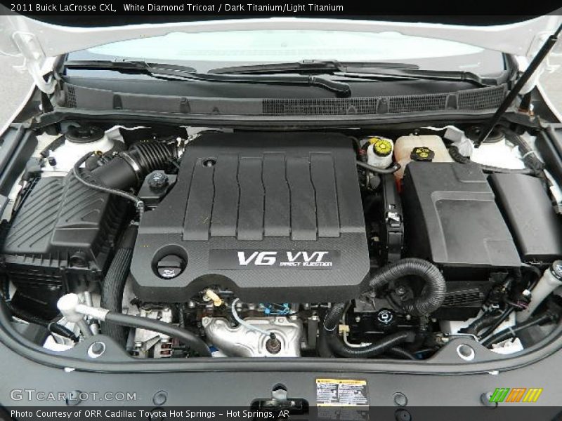 White Diamond Tricoat / Dark Titanium/Light Titanium 2011 Buick LaCrosse CXL