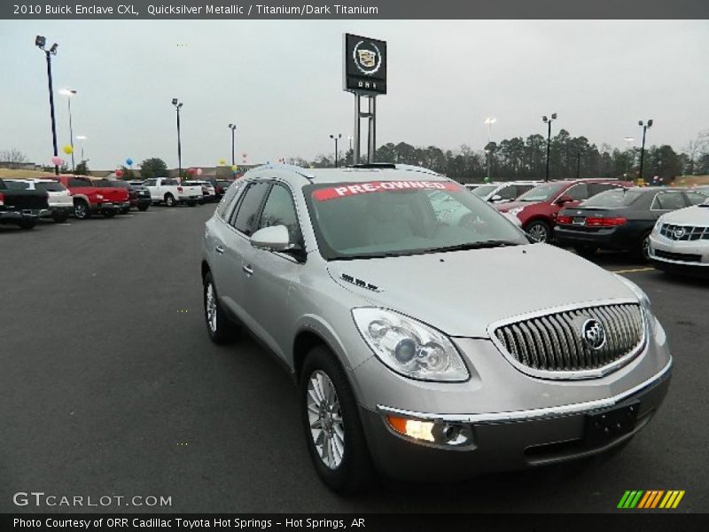 Quicksilver Metallic / Titanium/Dark Titanium 2010 Buick Enclave CXL