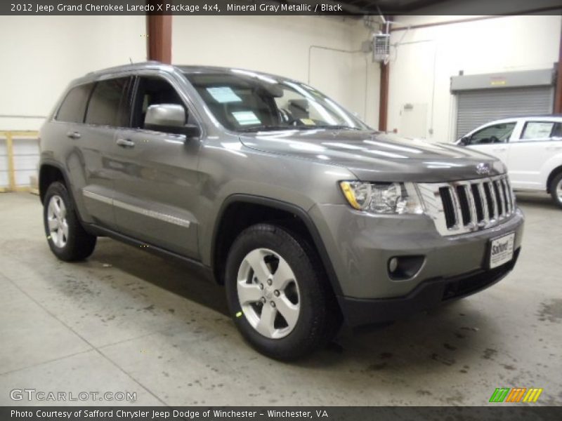 Mineral Gray Metallic / Black 2012 Jeep Grand Cherokee Laredo X Package 4x4
