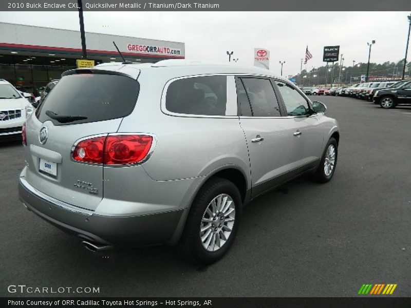 Quicksilver Metallic / Titanium/Dark Titanium 2010 Buick Enclave CXL