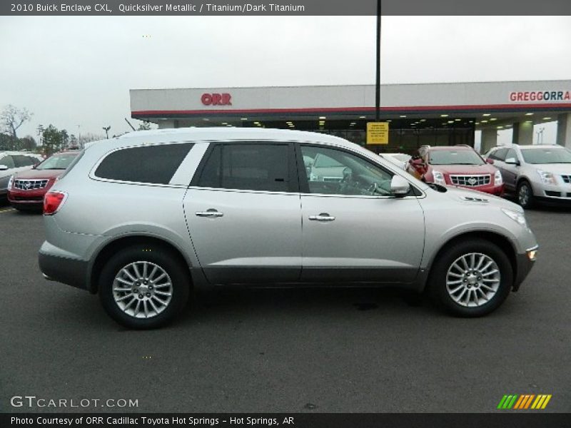 Quicksilver Metallic / Titanium/Dark Titanium 2010 Buick Enclave CXL