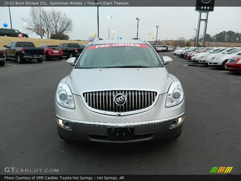 Quicksilver Metallic / Titanium/Dark Titanium 2010 Buick Enclave CXL