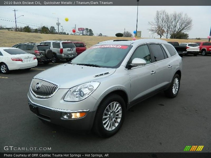 Quicksilver Metallic / Titanium/Dark Titanium 2010 Buick Enclave CXL