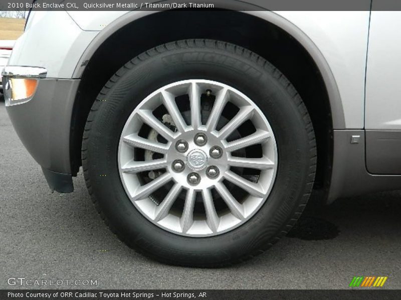 Quicksilver Metallic / Titanium/Dark Titanium 2010 Buick Enclave CXL