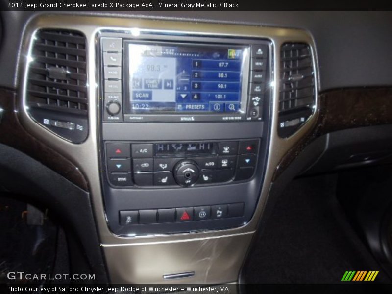 Mineral Gray Metallic / Black 2012 Jeep Grand Cherokee Laredo X Package 4x4
