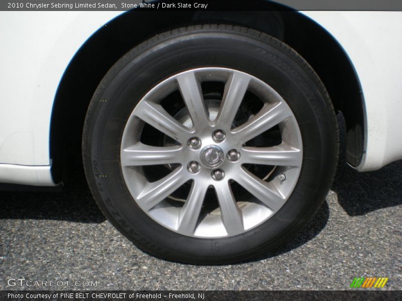 Stone White / Dark Slate Gray 2010 Chrysler Sebring Limited Sedan