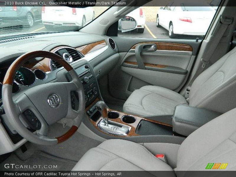 Quicksilver Metallic / Titanium/Dark Titanium 2010 Buick Enclave CXL