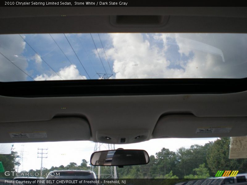 Stone White / Dark Slate Gray 2010 Chrysler Sebring Limited Sedan