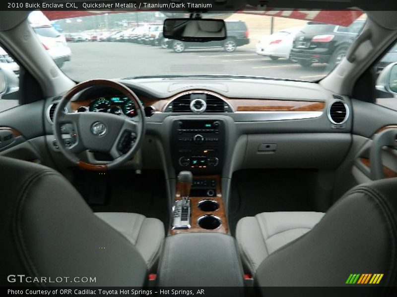 Quicksilver Metallic / Titanium/Dark Titanium 2010 Buick Enclave CXL