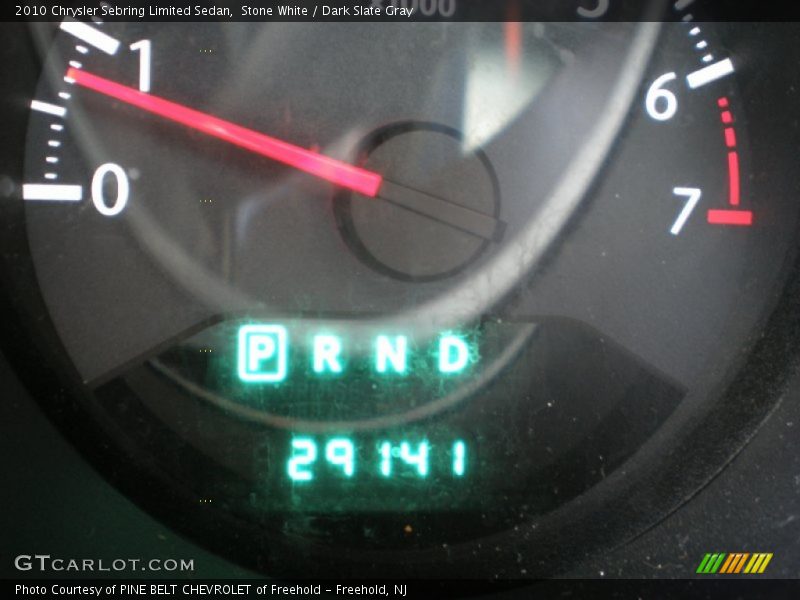 Stone White / Dark Slate Gray 2010 Chrysler Sebring Limited Sedan