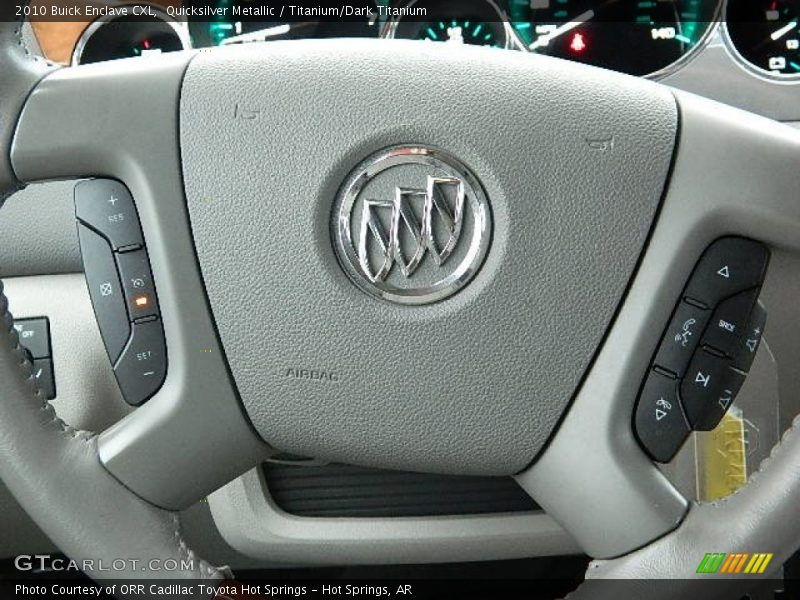 Quicksilver Metallic / Titanium/Dark Titanium 2010 Buick Enclave CXL