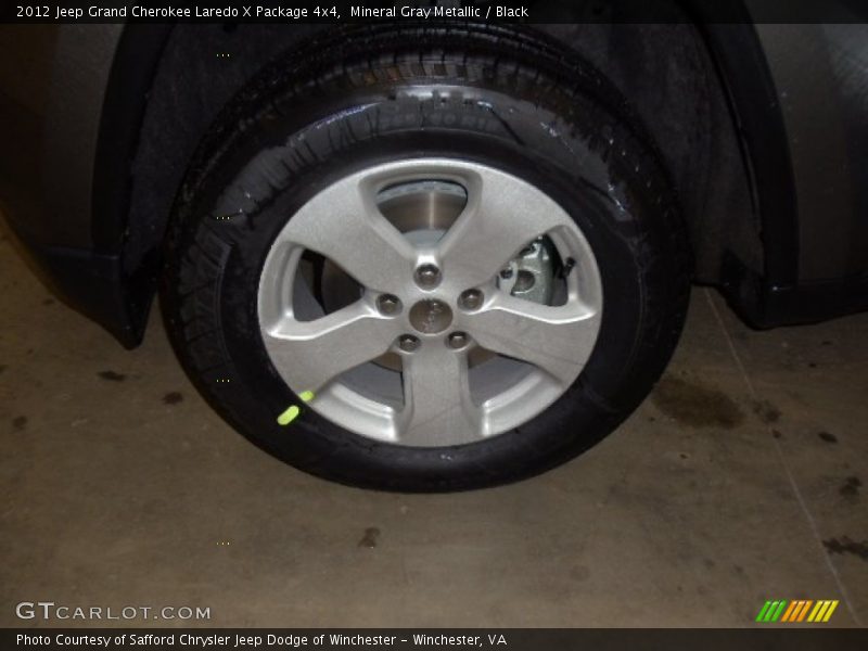 Mineral Gray Metallic / Black 2012 Jeep Grand Cherokee Laredo X Package 4x4