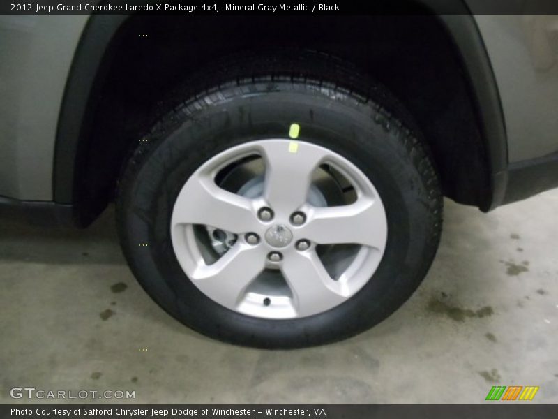 Mineral Gray Metallic / Black 2012 Jeep Grand Cherokee Laredo X Package 4x4
