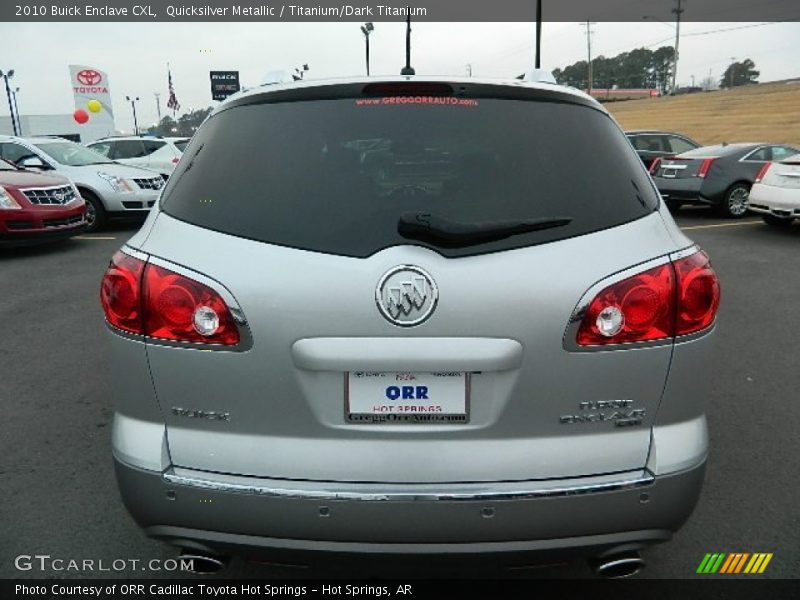 Quicksilver Metallic / Titanium/Dark Titanium 2010 Buick Enclave CXL