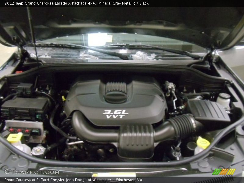 Mineral Gray Metallic / Black 2012 Jeep Grand Cherokee Laredo X Package 4x4