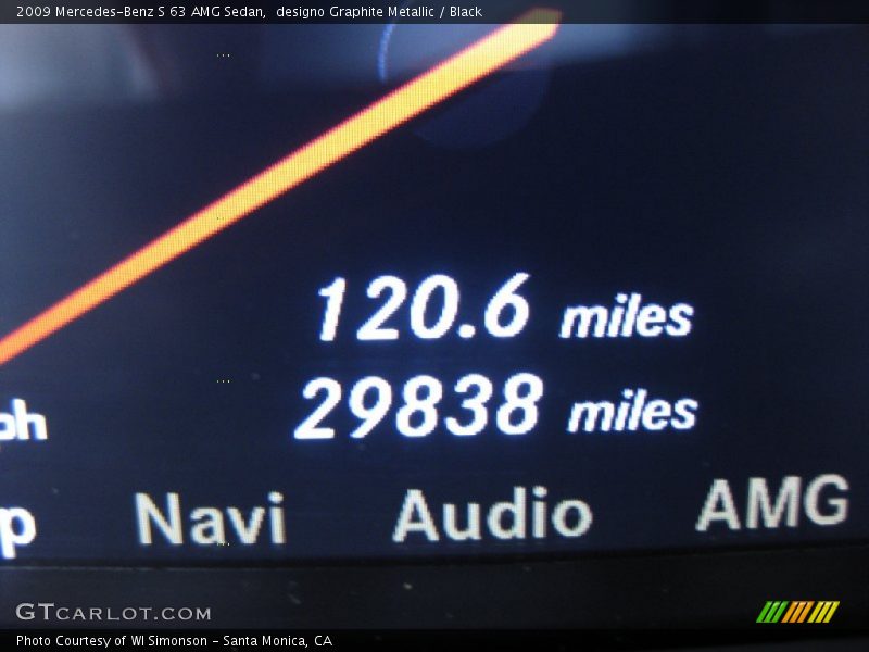 designo Graphite Metallic / Black 2009 Mercedes-Benz S 63 AMG Sedan
