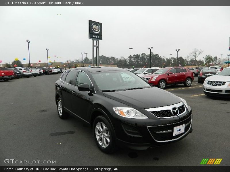 Brilliant Black / Black 2011 Mazda CX-9 Sport