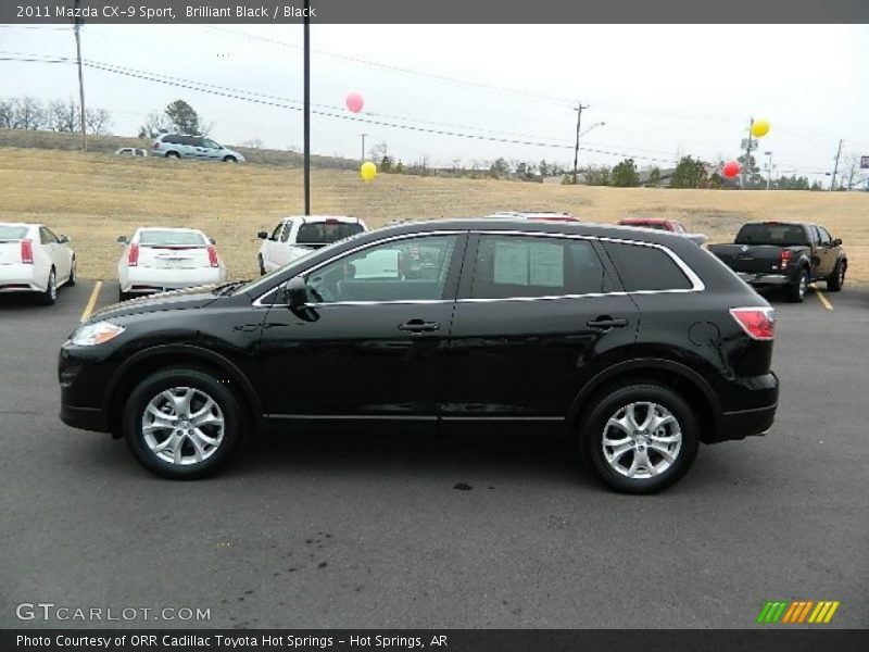Brilliant Black / Black 2011 Mazda CX-9 Sport