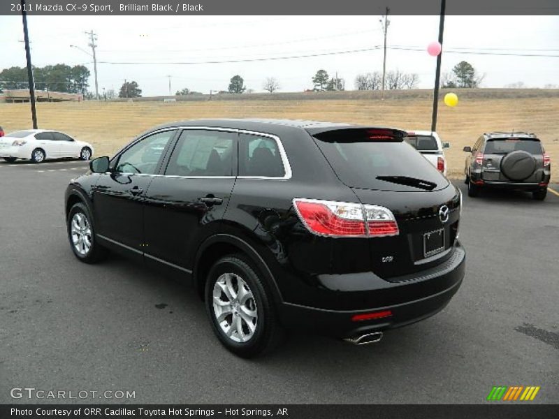 Brilliant Black / Black 2011 Mazda CX-9 Sport