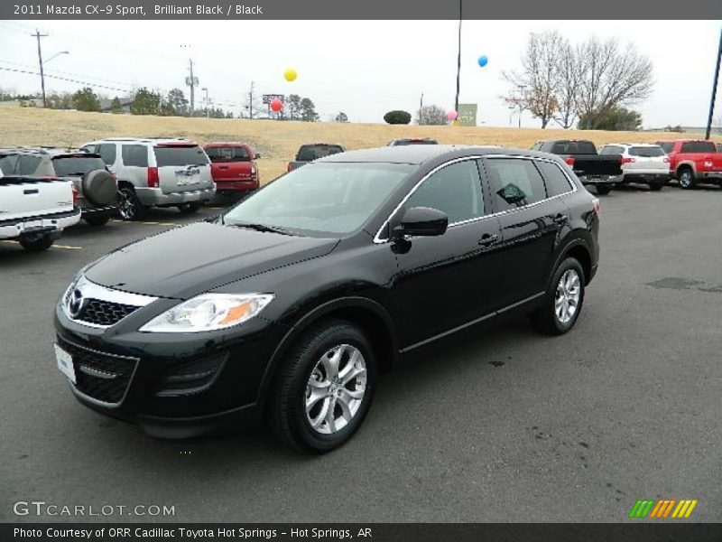 Brilliant Black / Black 2011 Mazda CX-9 Sport