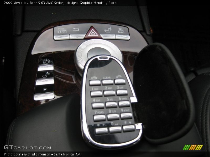 designo Graphite Metallic / Black 2009 Mercedes-Benz S 63 AMG Sedan