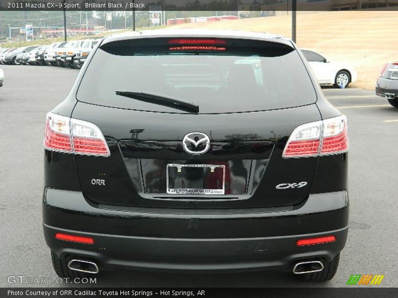 Brilliant Black / Black 2011 Mazda CX-9 Sport