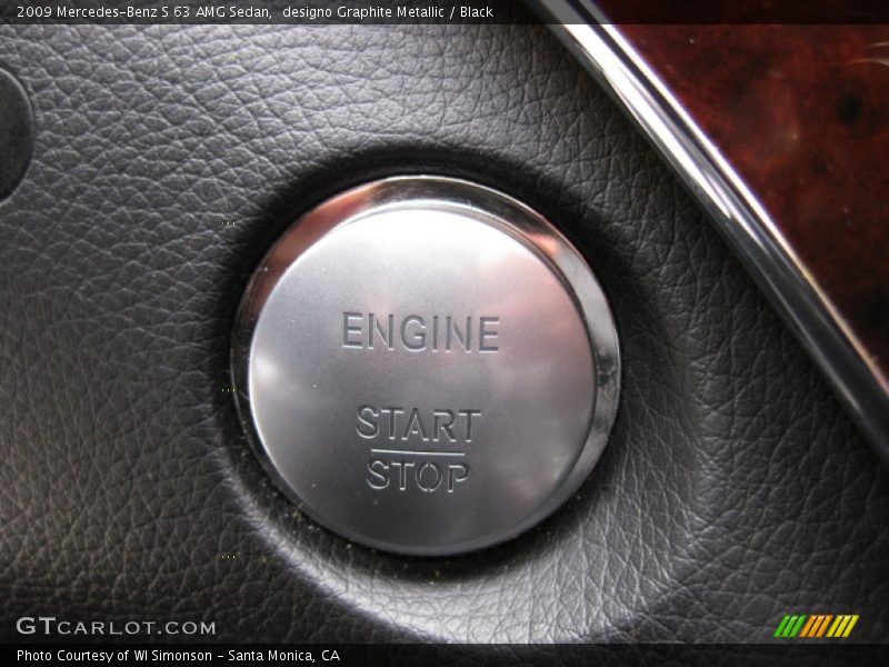 designo Graphite Metallic / Black 2009 Mercedes-Benz S 63 AMG Sedan