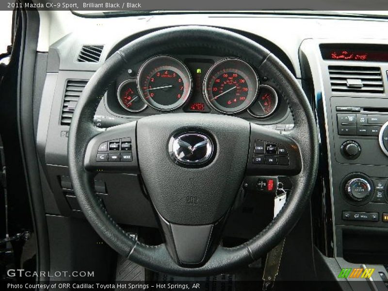 Brilliant Black / Black 2011 Mazda CX-9 Sport