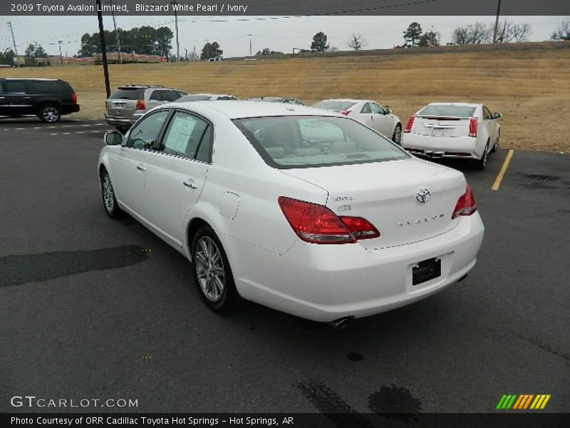 Blizzard White Pearl / Ivory 2009 Toyota Avalon Limited