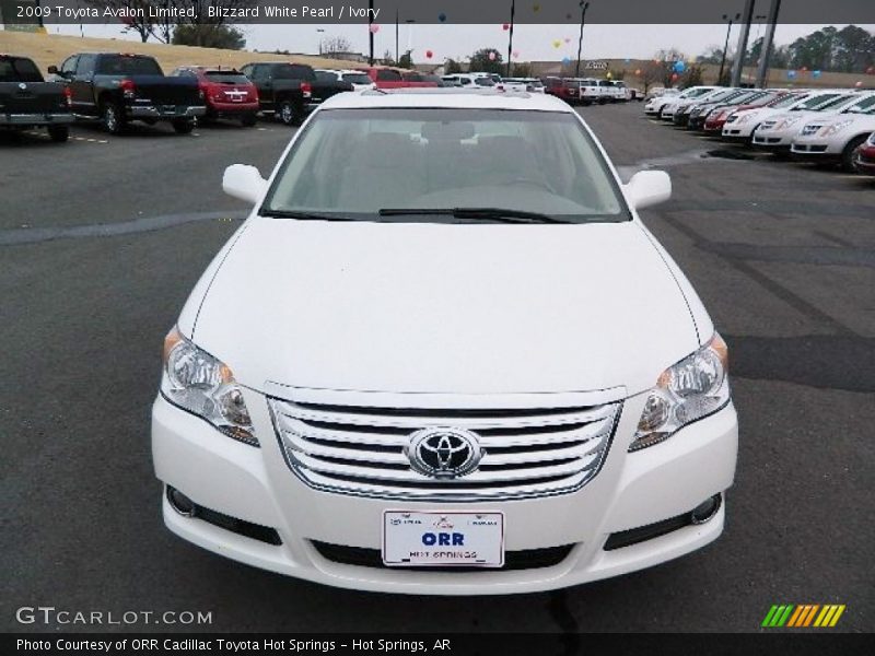 Blizzard White Pearl / Ivory 2009 Toyota Avalon Limited