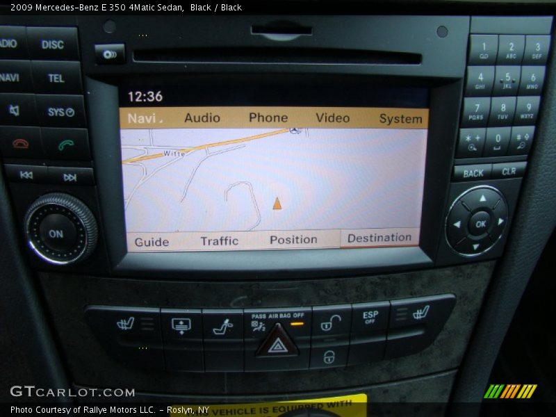 Black / Black 2009 Mercedes-Benz E 350 4Matic Sedan