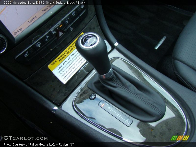 Black / Black 2009 Mercedes-Benz E 350 4Matic Sedan