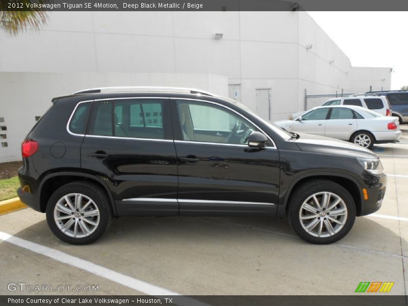 2012 Tiguan SE 4Motion Deep Black Metallic