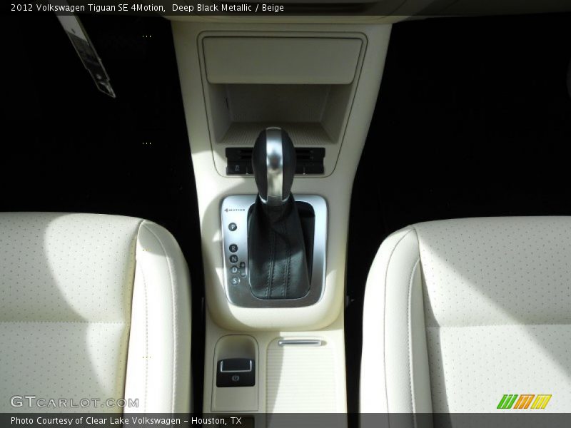 Deep Black Metallic / Beige 2012 Volkswagen Tiguan SE 4Motion