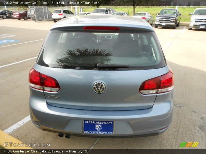 Shark Blue Metallic / Titan Black 2012 Volkswagen Golf 2 Door