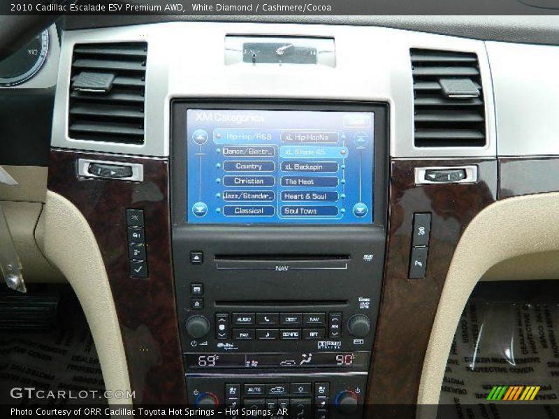 White Diamond / Cashmere/Cocoa 2010 Cadillac Escalade ESV Premium AWD