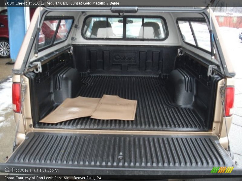 Sunset Gold Metallic / Beige 2000 Chevrolet S10 LS Regular Cab