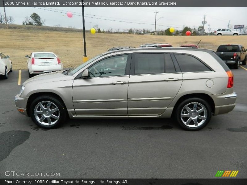 Light Sandstone Metallic Clearcoat / Dark Khaki/Light Graystone 2008 Chrysler Pacifica Limited
